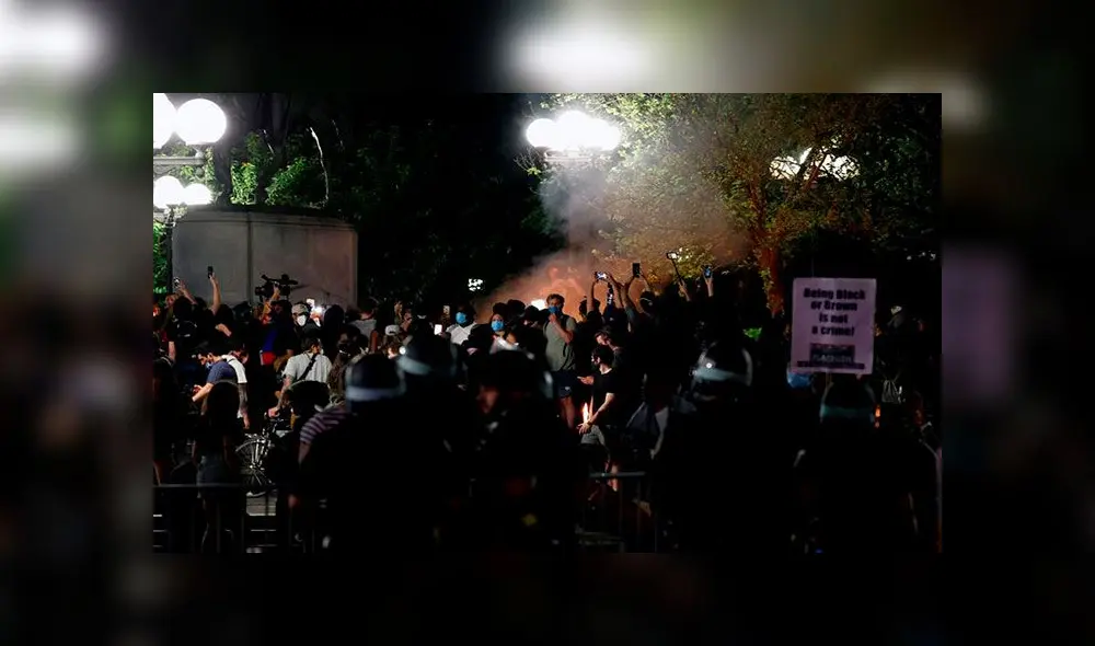 Las protestas en Estados Unidos por el asesinato de George Floyd se han extendido a varias ciudades. Foto: EFE Las protestas en Estados Unidos por el asesinato de George Floyd se han extendido a varias ciudades. Foto: EFE