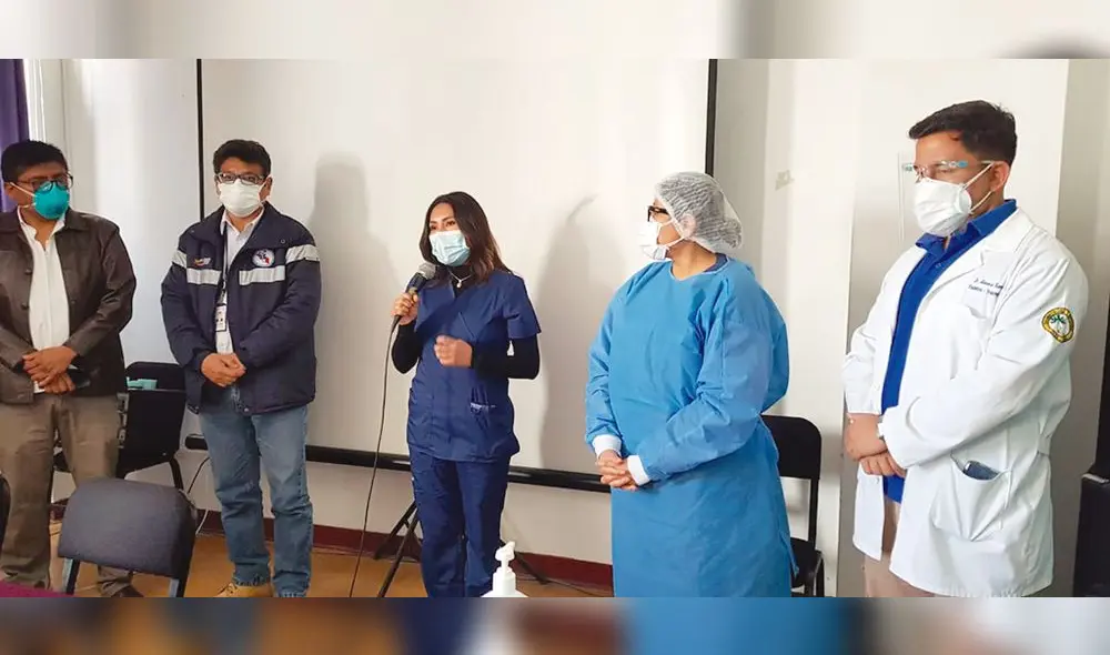 equipo. Médicos que trabajarán en rehabilitación de pacientes.