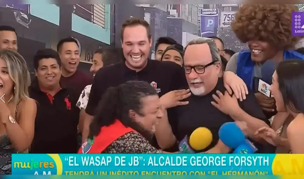 George Forsyth conoce a su doble 'George Yucayth' en 'El Wasap de JB'