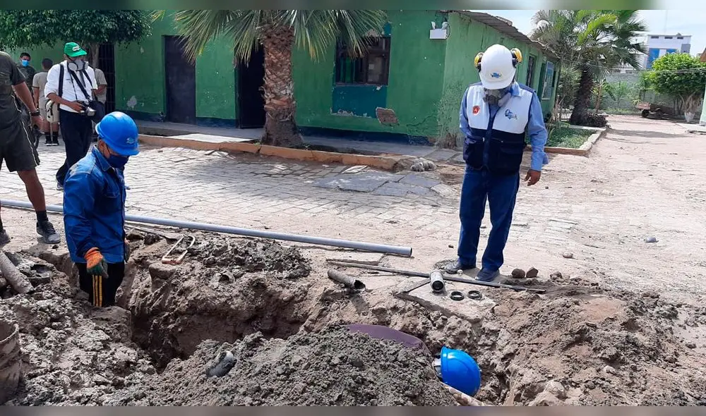 Agua y alcantarillado para centro de aislamiento