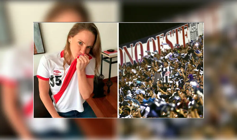 Barra de Alianza Lima criticó a la congresista Luciana León por posar con la camiseta de Perú. | Foto: GLR
