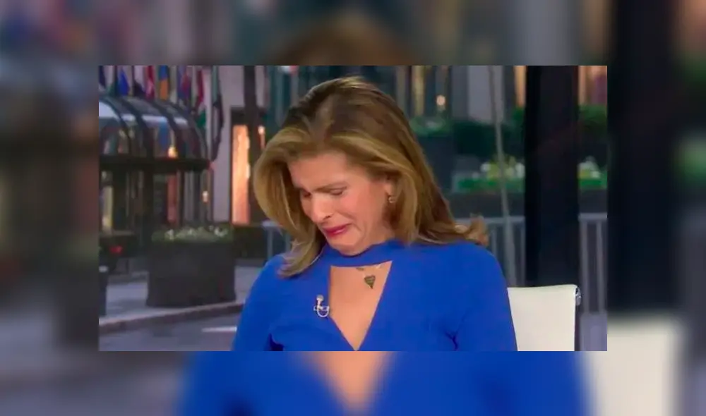 Hoda Kotb se quebró en vivo ante la crítica situación que vive EE.UU. por el coronavirus. (Foto: Captura)