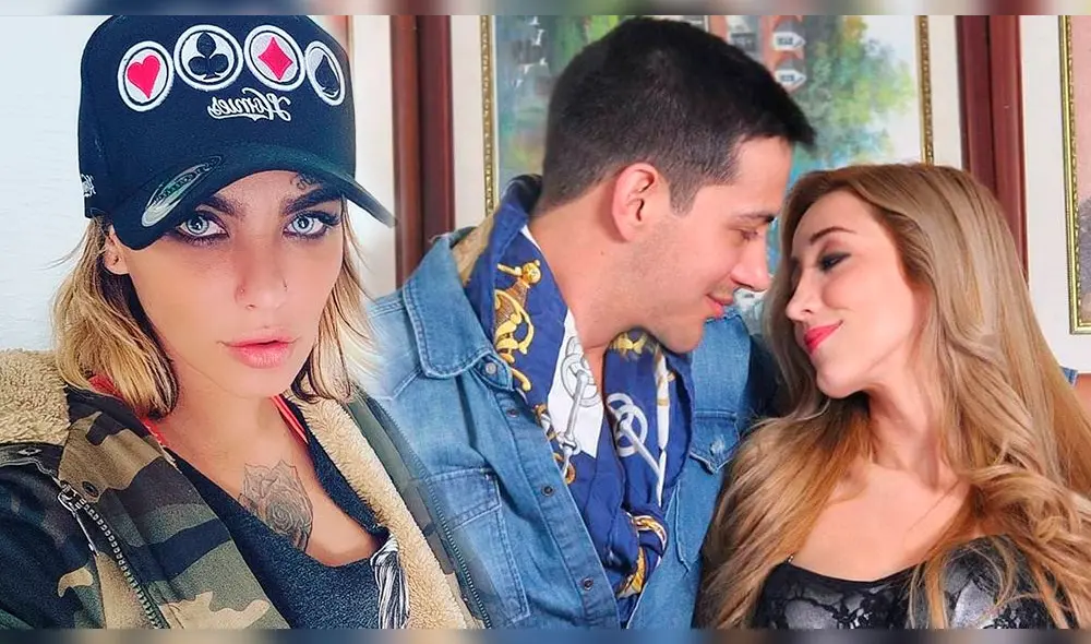 Jean Paul Santa María y Romina Gachoy reciben felicitaciones de usuarios por cuidar a hijos de Angie Jibaja. Foto: Composición