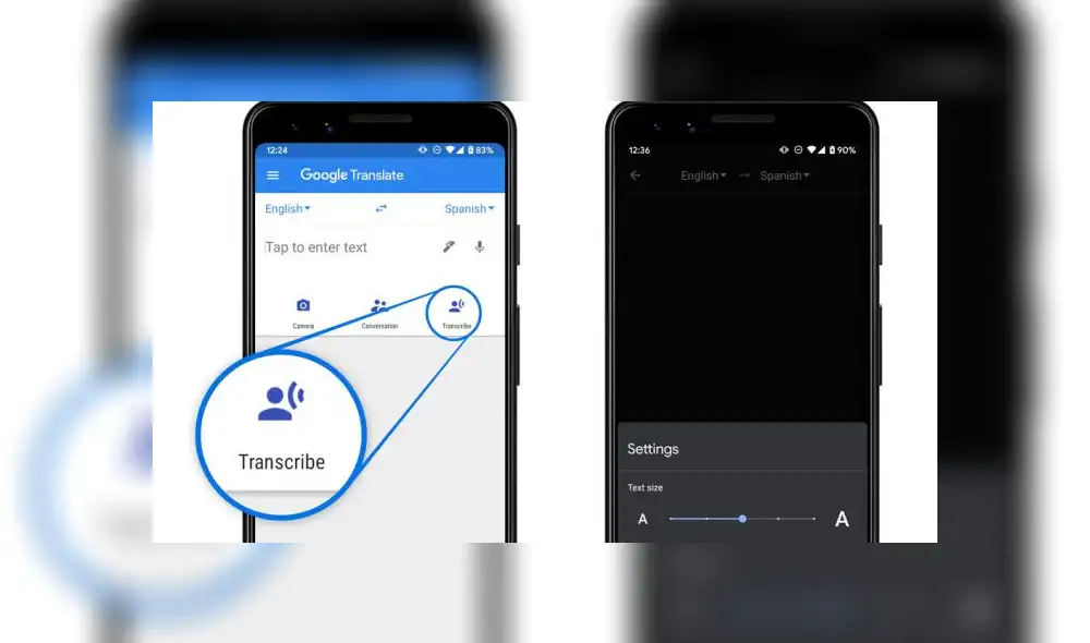 La nueva función de Google Translate “Transcribe” te permitirá transcribir de inmediato de voz a texto.