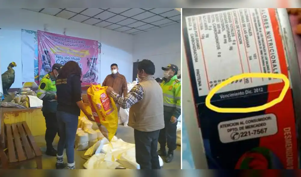 En la inspección, la fiscal verificó que 25 latas de atún de marca “Fanny”, presentaban un doble etiquetado.