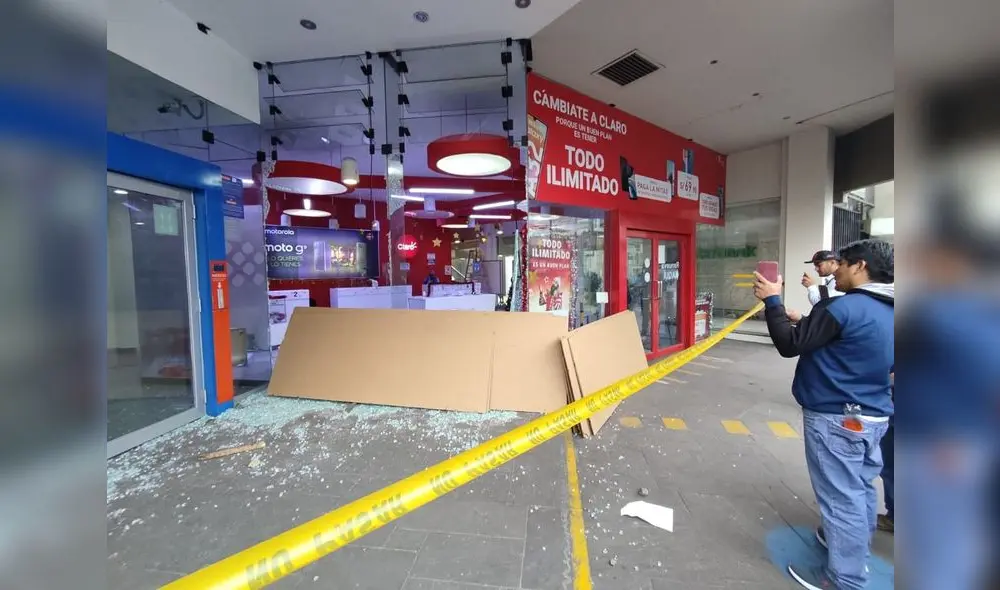 Destrozos se registraron este martes. Foto: La República