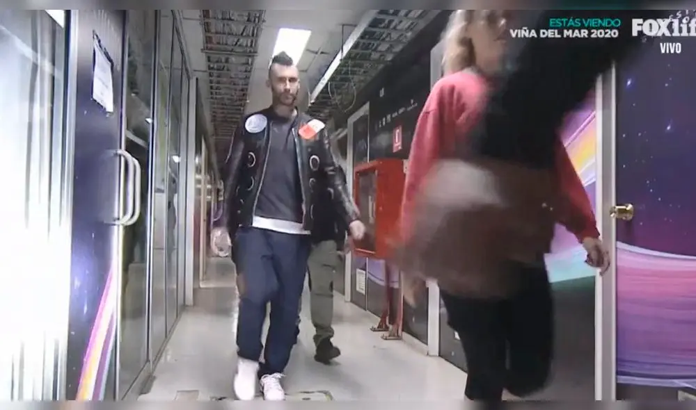 La banda americana sufrió un retraso debido al tráfico en Chile. (Foto: Captura)