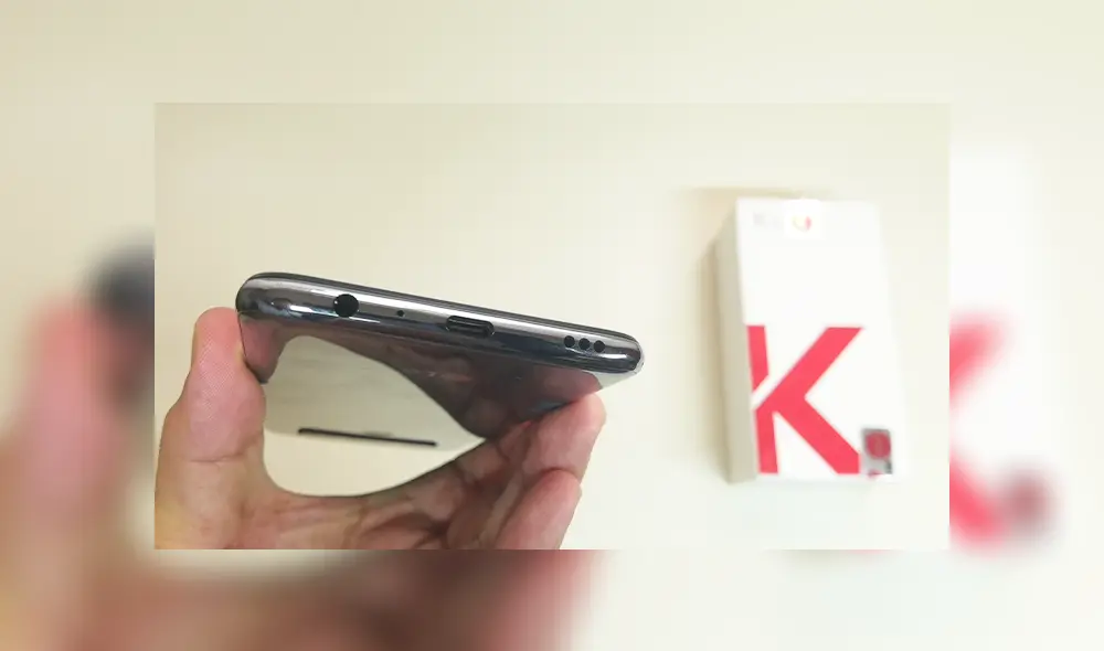 El K61 de LG tiene puerto tipo C para la carga y un puerto jack de 3.5mm para los audífonos. Foto: Daniel Robles El K61 de LG tiene puerto tipo C para la carga y un puerto jack de 3.5mm para los audífonos. Foto: Daniel Robles