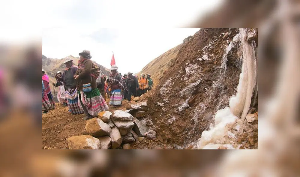 Protestan por presunta contaminación de mina en Arequipa