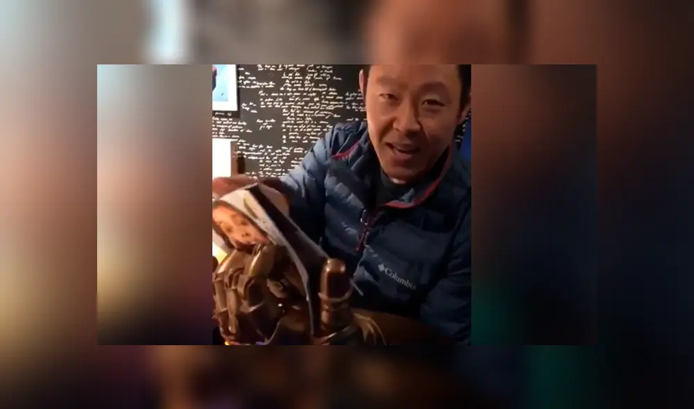 Un video muestra Kenji Fujimori promocionando una popular marca de cosméticos. Un video muestra Kenji Fujimori promocionando una popular marca de cosméticos.