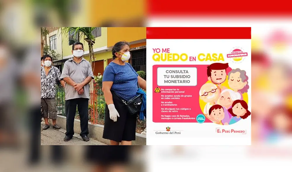 Segundo Bono ‘Yo me quedo en casa’ de S/380 : ¿cómo saber si soy beneficiario? Foto: composición LR / LR y captura de la plataforma del Midis.