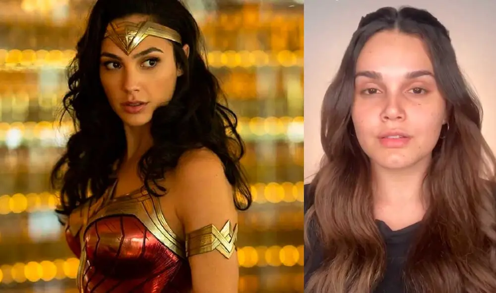 Desliza las imágenes para ver la increíble transformación que tuvo esta joven para ser idéntica a Gal Gadot. Foto: captura de TikTok/Leticia Gomes