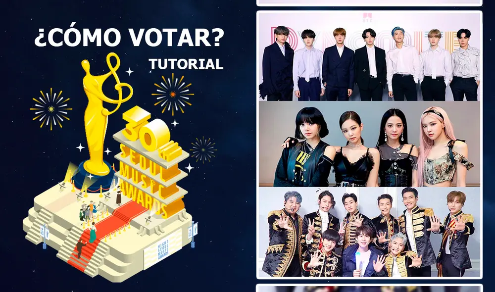 Premiación de los Seoul Music Awards se realizará en enero. Foto: composición LR Premiación de los Seoul Music Awards se realizará en enero. Foto: composición LR