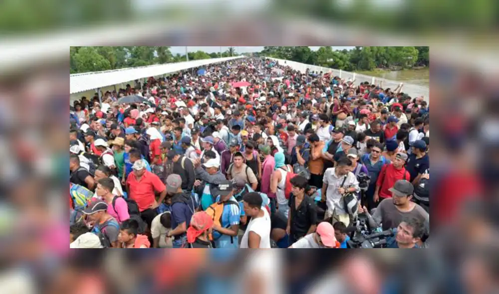 Caravana migrante: nuevo grupo con al menos 800 hondureños llega a México 