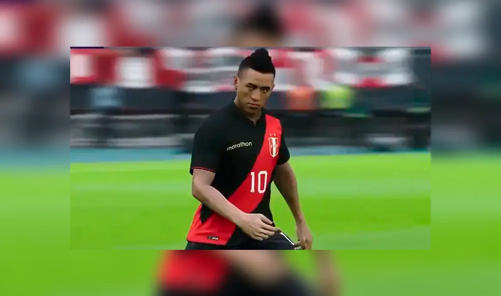 Christian Cueva en PES 2021. Foto: YouTube.