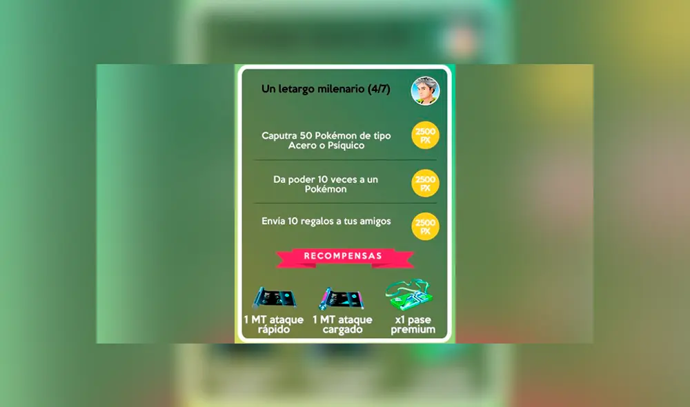 Cuarta etapa de misiones de Jirachi en Pokémon GO. Cuarta etapa de misiones de Jirachi en Pokémon GO.