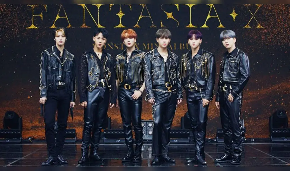MONSTA X en el showcase de FANTASIA X, su más reciente comeback. Foto: Starship