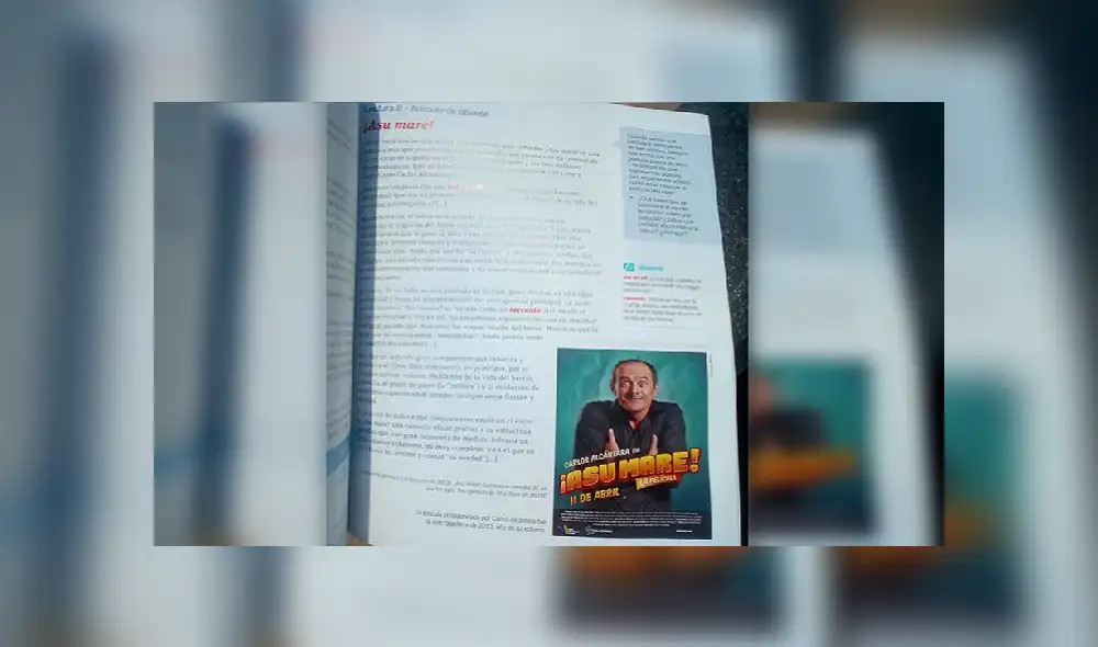 Facebook: la verdad sobre la reseña de película ‘¡Asu Mare!’ que aparece en libro del Minedu