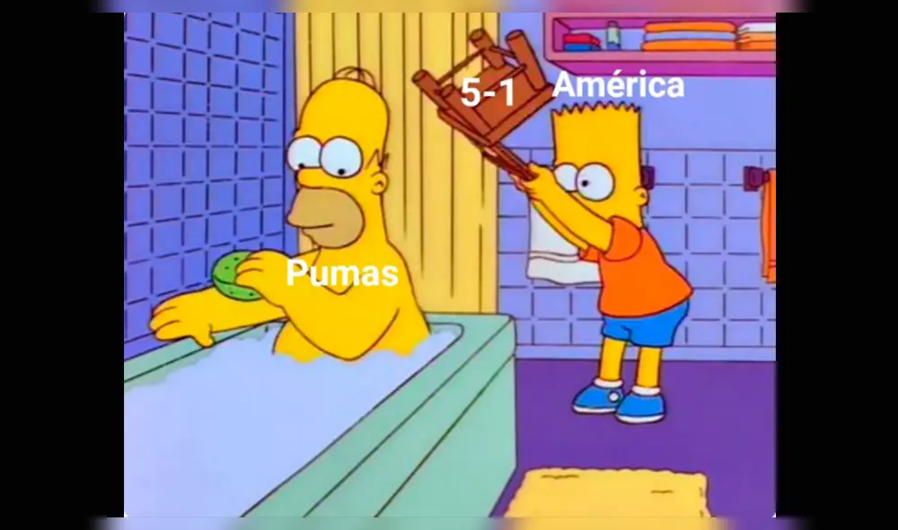 América venció 6-1 a Pumas y los memes no se hicieron esperar por el abultado resultado [FOTOS]