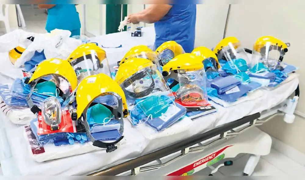 EsSalud ya cuenta con implementos de protección. EsSalud ya cuenta con implementos de protección.