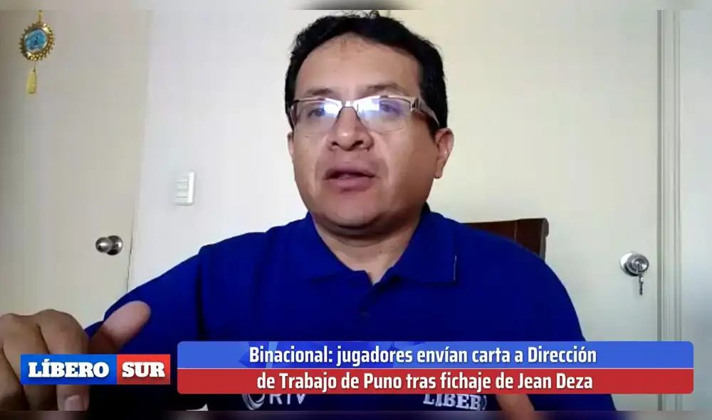 Jorge Jiménez en la conducción de Líbero Sur. Jorge Jiménez en la conducción de Líbero Sur.