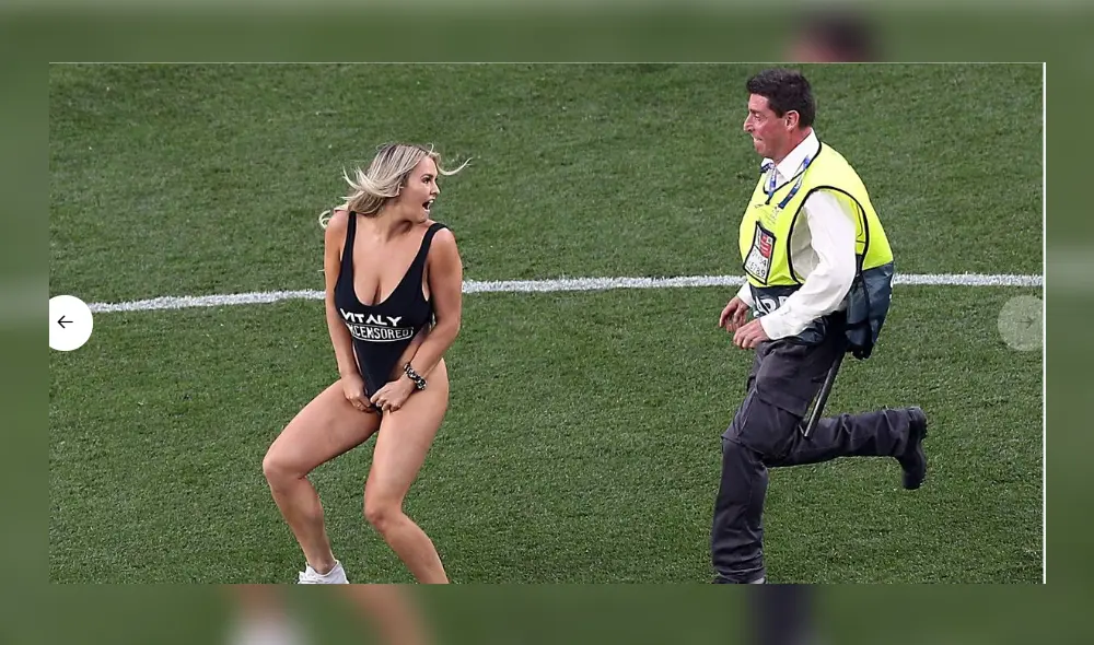 Liverpool vs. Tottenham: El momento en que mujer en bikini interrumpió la final de Champions 