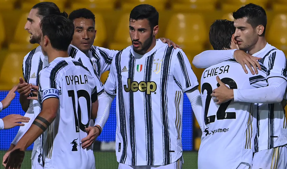 Morata abrió el marcador para la Juventus. Foto: AFP