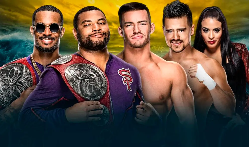 The Street Profits vs. Theory y Garza en WWE WrestleMania 36. Foto: WWE