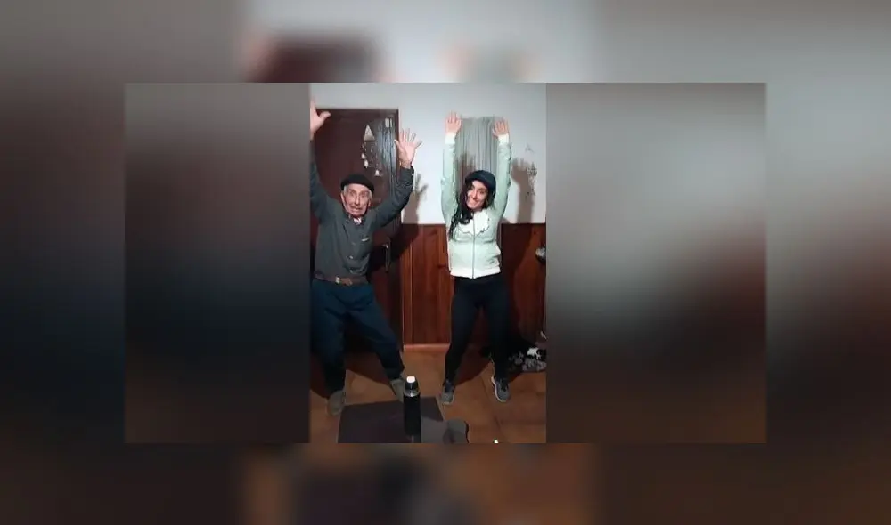 Desliza las imágenes para ver el divertido baile que hizo un padre con su hija en plena cuarentena. Foto: Meli Sellanes Álvare/TikTok Desliza las imágenes para ver el divertido baile que hizo un padre con su hija en plena cuarentena. Foto: Meli Sellanes Álvare/TikTok