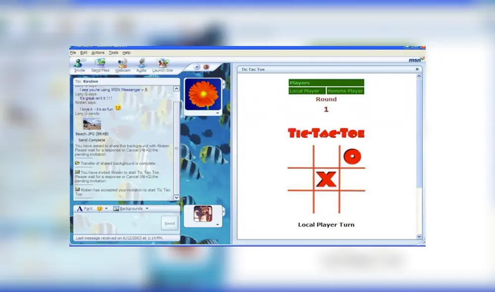 Desliza para ver cómo lucía MSN Messenger. Foto: Captura.