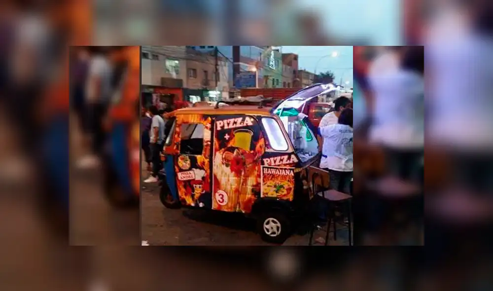Facebook viral: peruano convierte su mototaxi en un ‘horno’ para pizza y sorprende a miles [FOTOS]