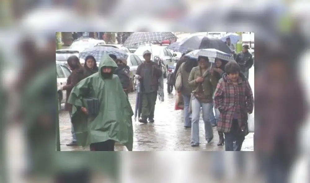 Senamhi pronostica fuertes lluvias en 13 regiones desde hoy