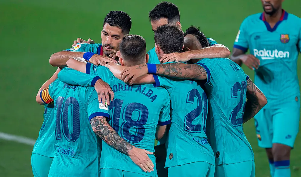 Barcelona goleó a Villarreal en la fecha 34 de LaLiga Santander. Foto: EFE