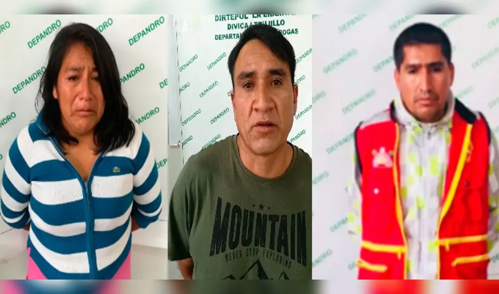 Trujillo: PNP captura a presunta banda dedicada a la venta de droga