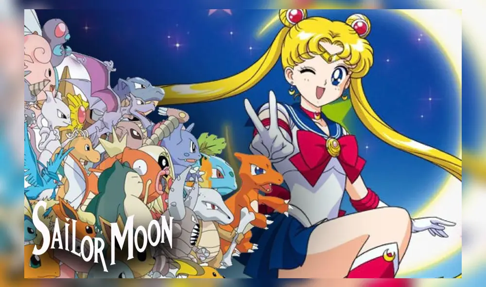 Sailor Moon y Pokémon se unen en tierno crossover