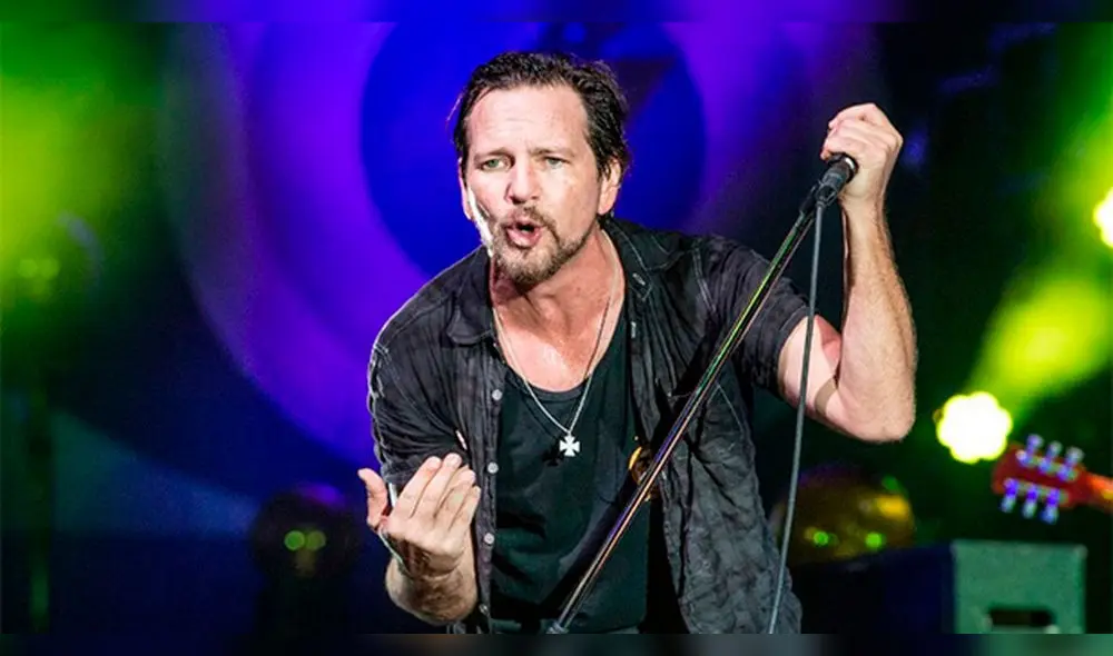 Eddie Vedder, el vocalista de Pearl Jam, cumple 55 años 