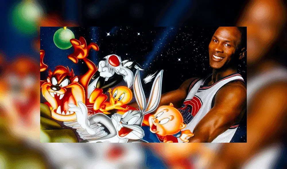 El filme junto al astro del básquetbol con personajes como Bugs Bunny y el Pato Lucas. Foto: Warner Bros. El filme junto al astro del básquetbol con personajes como Bugs Bunny y el Pato Lucas. Foto: Warner Bros.