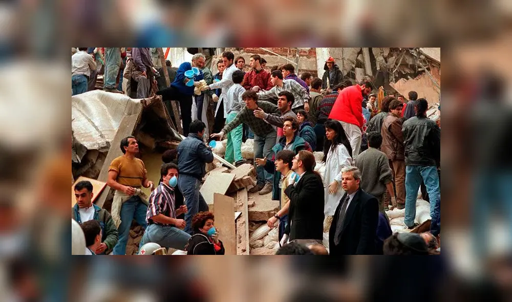 En el atentado terrorista contra la AMIA fallecieron 85 personas. Foto: En el atentado terrorista contra la AMIA fallecieron 85 personas. Foto:
