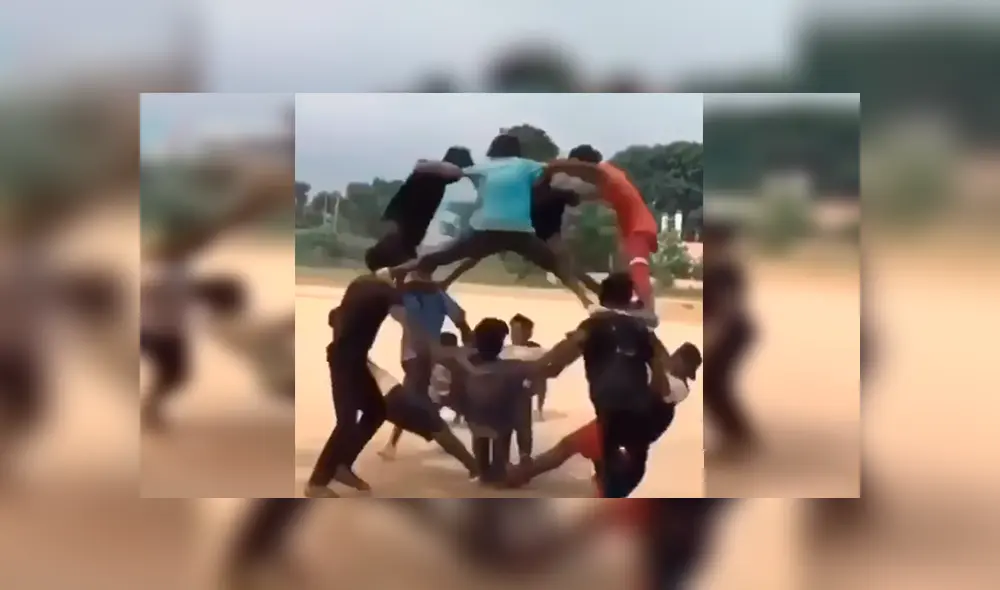 En Facebook, un grupo de chicos se animaron a realizar un peligroso truco y el resultado sorprendió.