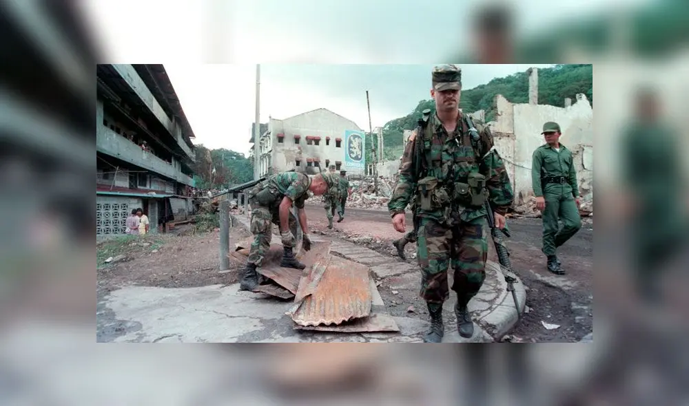 Invasión de Estados Unidos a Panamá. Foto: Difusión Invasión de Estados Unidos a Panamá. Foto: Difusión