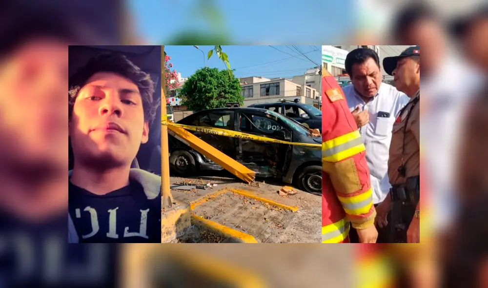 Joven en aparente estado de ebriedad chocó su automóvil y dejó herida a una mujer [FOTOS y VIDEO]