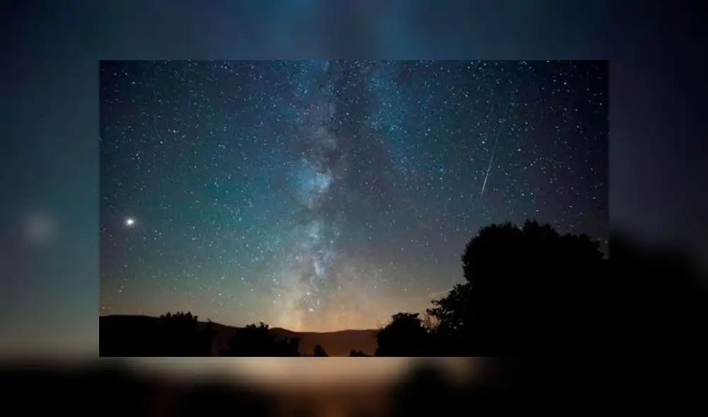 Aunque se le conoce como lluvia de estrellas, en realidad se trata de una lluvia de meteoros. Foto: EFE