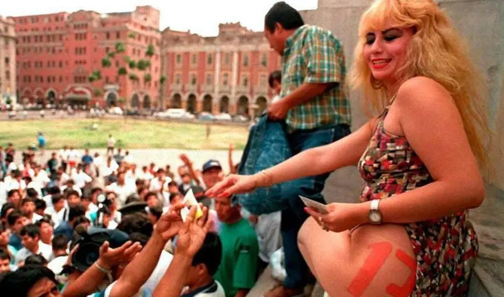 Susy Díaz consiguió una curul con una controvertida campaña política en 1995. Foto: Captura Susy Díaz consiguió una curul con una controvertida campaña política en 1995. Foto: Captura