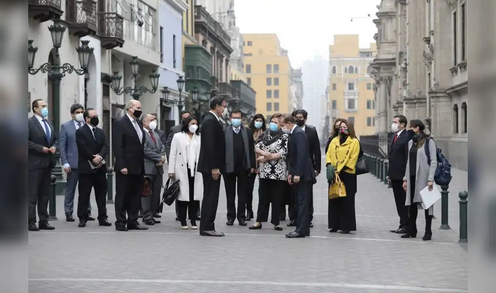 Gabinete Martos al Congreso. Foto: Jorge Cerdán/La República. Gabinete Martos al Congreso. Foto: Jorge Cerdán/La República.