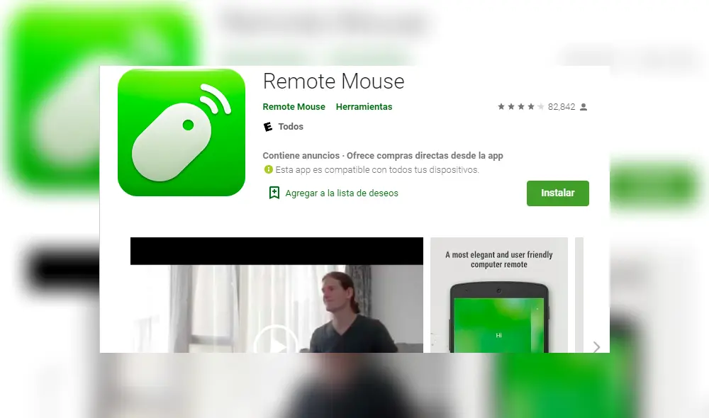 Esta es la app que debes bajar en tu teléfono y computadora. Foto: Captura / Play Store.