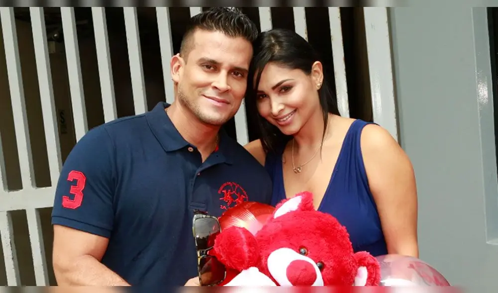 Christian Domínguez y Pamela Franco