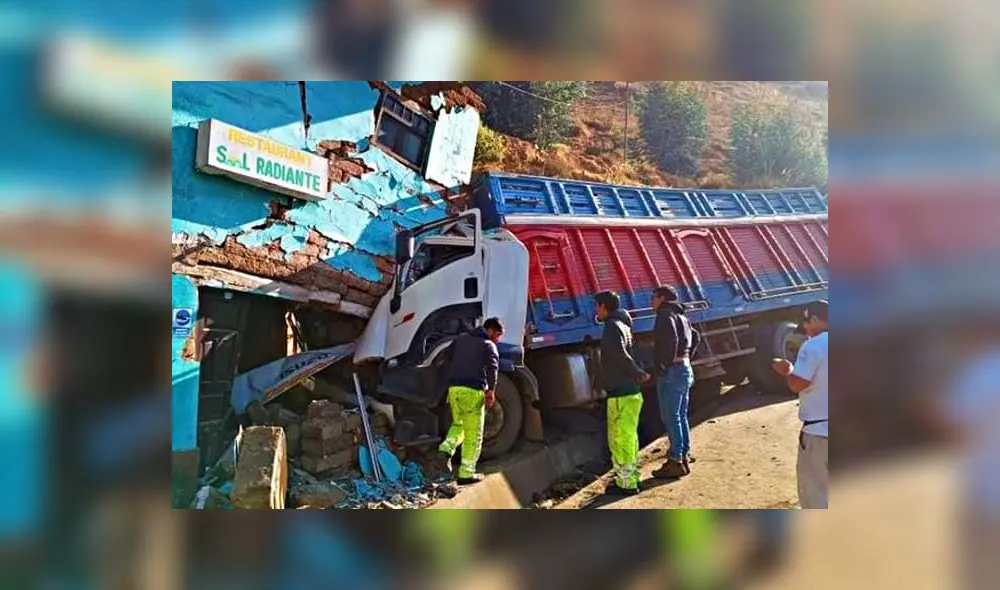 Accidente camión Accidente camión