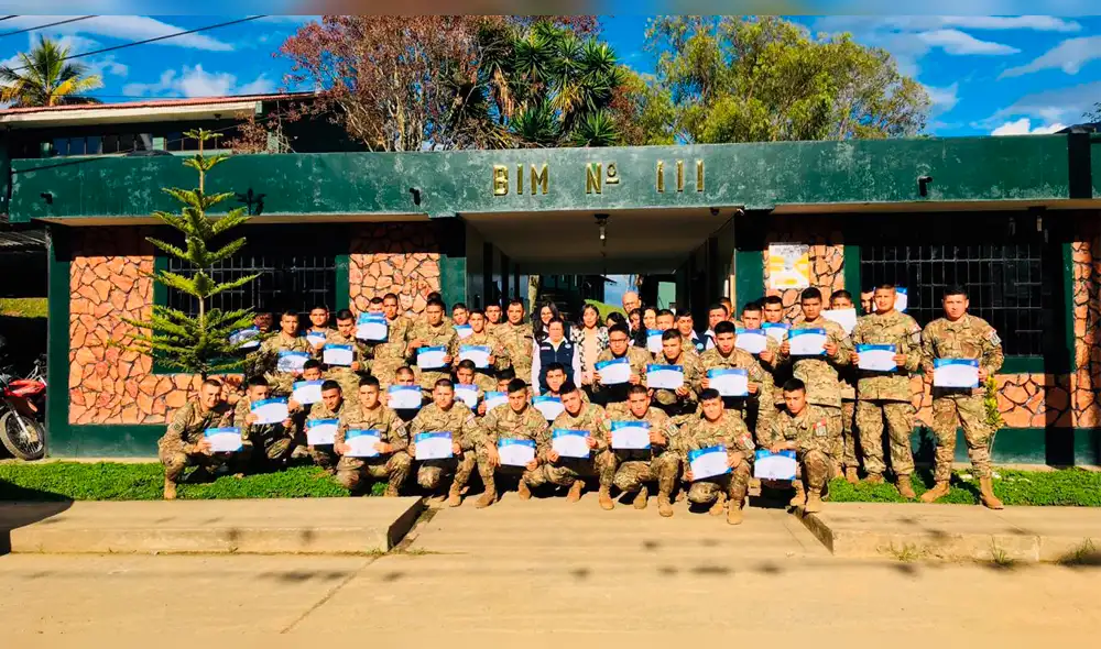 Cajamarca: capacitan en salud pública a voluntarios del Batallón de Infantería de San Ignacio Cajamarca: capacitan en salud pública a voluntarios del Batallón de Infantería de San Ignacio