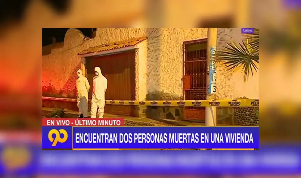 Cadáveres fueron encontrados en habitaciones diferentes, según el hermano del dueños de la casa. (Foto: Captura de video / Latina Noticias)