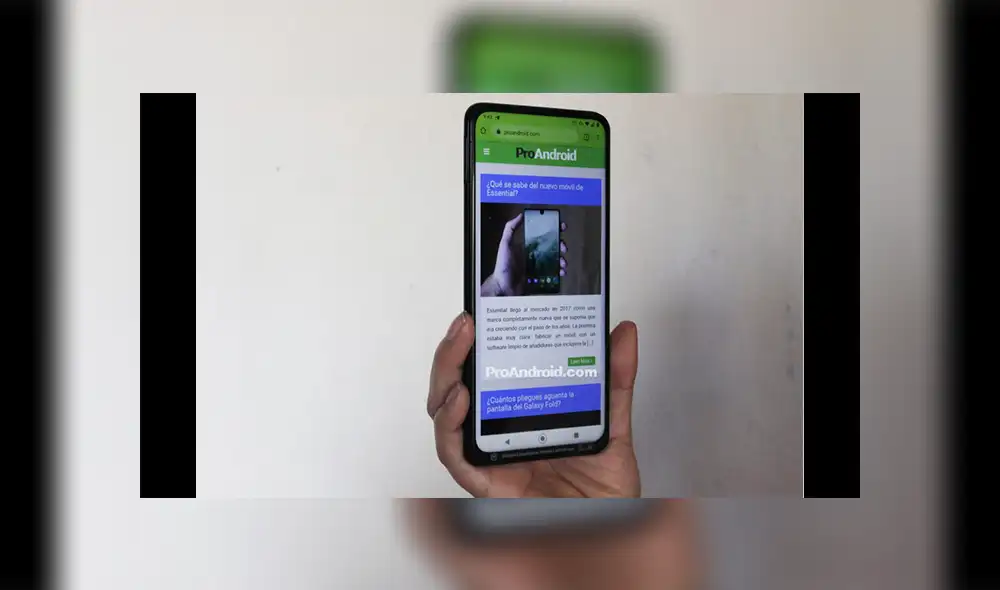 Imágenes filtradas del Motorola One Hyper. | Foto: ProAndroid.